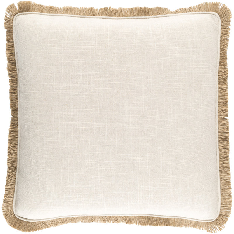  Throw Pillow Cover, 20" H x 20" W x 0.25" D, Yellow\Brown