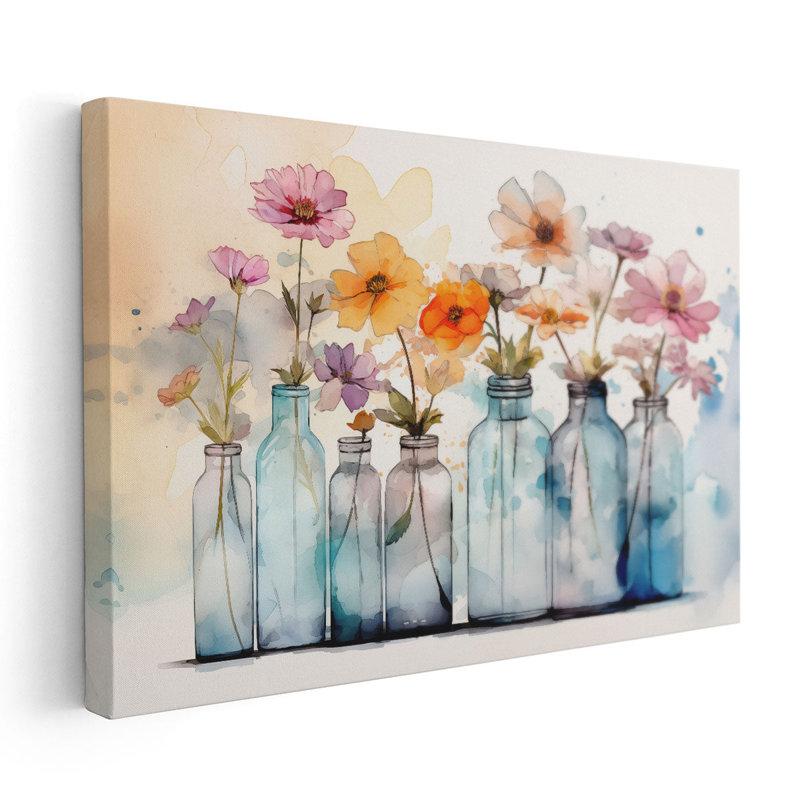 «Vintage Floral Bloom 2», H 12 po x l 18 po