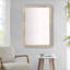 Miroir mural en rotin