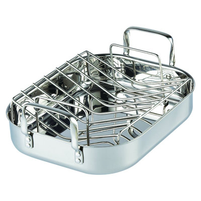 Cooks Standard 15.8 in. Stainless Steel Roasting Pan