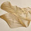 Dunes de sable, art mural en métal à motif abstrait 3D fluide (grand, doré)-1884545641-1884545640