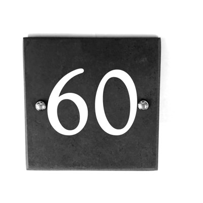 Moab 15cm H Slate House Number
