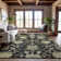 Premium Machine Washable Gurubaksh AMF1150 Global Rug