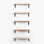 5 Piece Wood Bracket Shelf