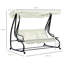3 Person Porch Swing with Canopy-2084136875