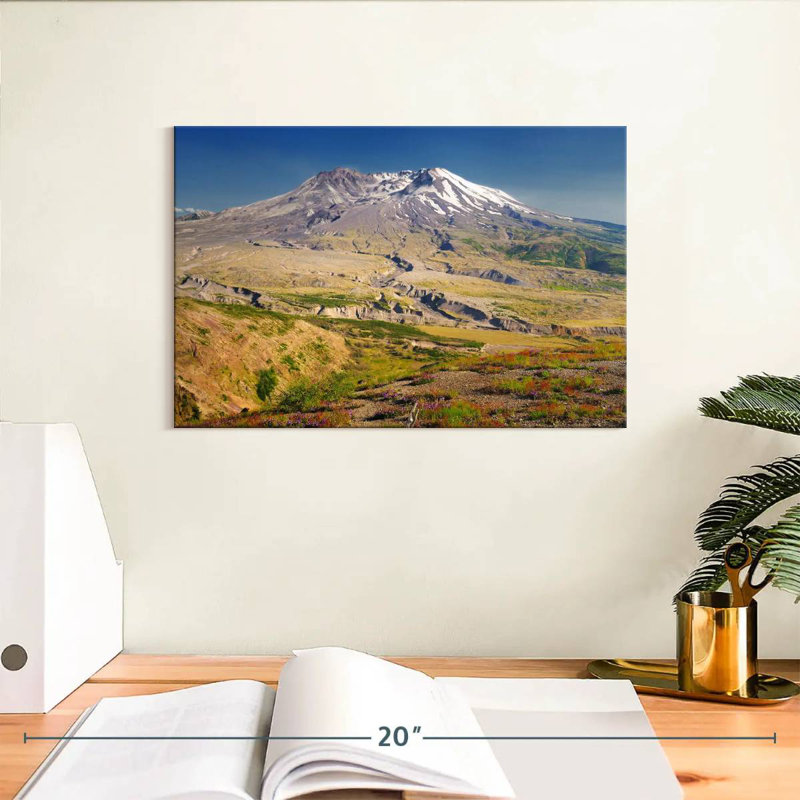 Alvord Mt. St. Helens Landscape, 8" H x 12" W
