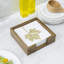 Acacia Wood Gold Maple Square Napkin Paper Holder