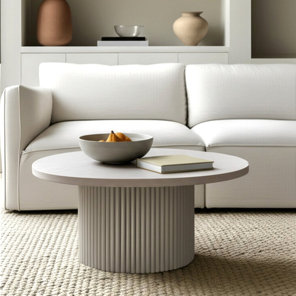 Fairmont 40" Cocktail Table, White
