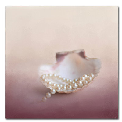 Vidur 'Pearls on a Shell' Graphic Art Print on Wrapped Canvas