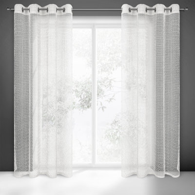 Turcot Semi Sheer Curtains Single Panel