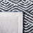 Emmett Hand Tufted Wool/Cotton Geometric Rug in Dark Blue/Ivory-876088474