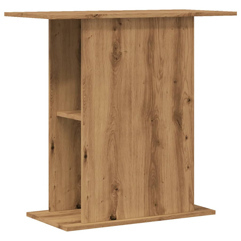 Vidaxl Aquarium Stand Engineered Wood, 72.5 cm H x 60.5 cm W x 36 cm D, Artisan Oak
