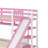 Full-Over-Full Castle Style Bunk Bed With Drawers,Shelves And Slide-1510944216-1532057769