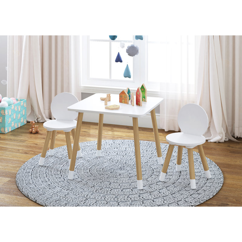 Ensemble de table de jeu et de chaises pour enfants Elisaveta