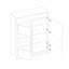 Carbone Display Cabinet