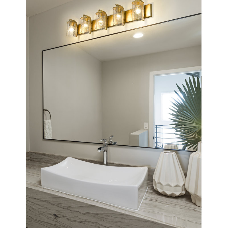 Goodlett 5 - Light Dimmable Vanity Light, Olde Brass
