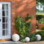 Garden Decorative Ball, Zen Garden, Swimming Pool, House Entrance, Patio, Stone Effect Ball with Flat Base-93628880-93628877