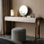 Table basse multifonctionnelle ronde avec rangement Tabouret