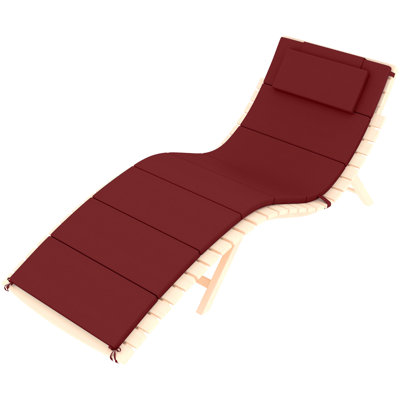 Coussin de chaise longue pour l'extérieur L 80 po x l 26 po x P 1,18 po
