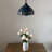 Kleist Tiffany Pendant Lighting Blue Stained Glass Dragonfly LED Bulb Included 12"W*12"D*60"H