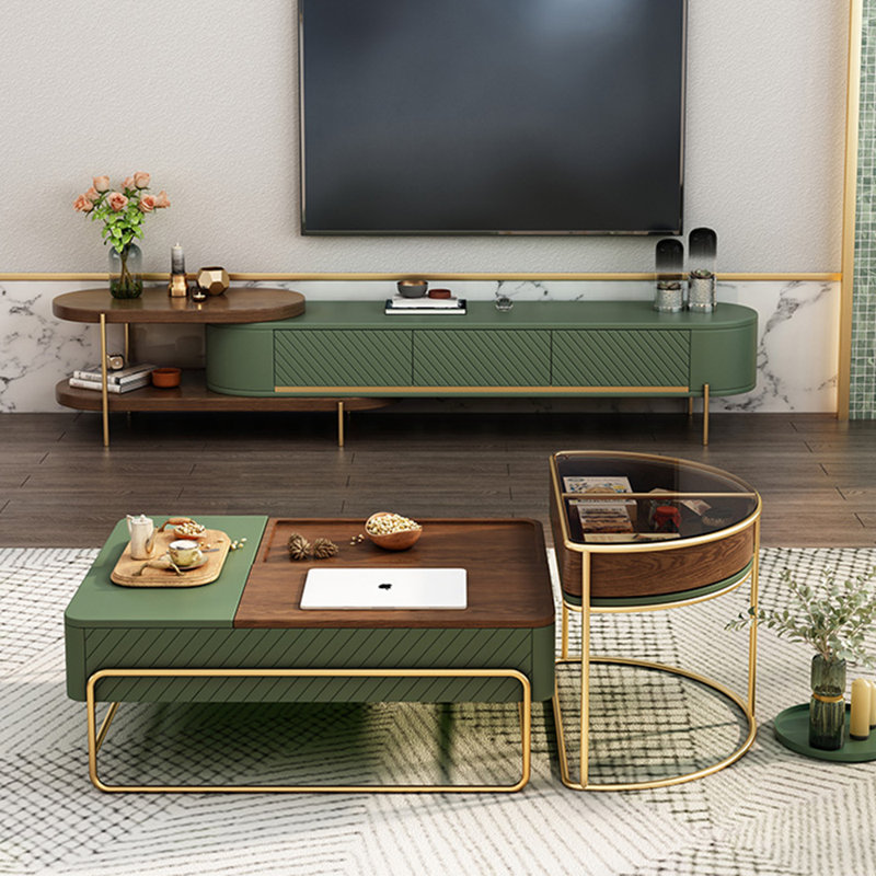 Nouveau cabinet multifonctionnel de style nouveau, Vert