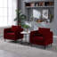 Lit confortable douillet pour le bureau - fauteuil rembourré en velours moderne avec coussin à ressorts doux et tapis antidérapants