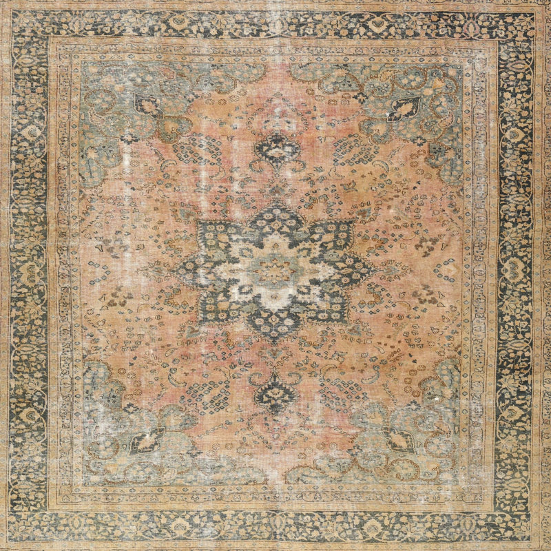 Dutcher Oriental Indoor Rug, Square 4'