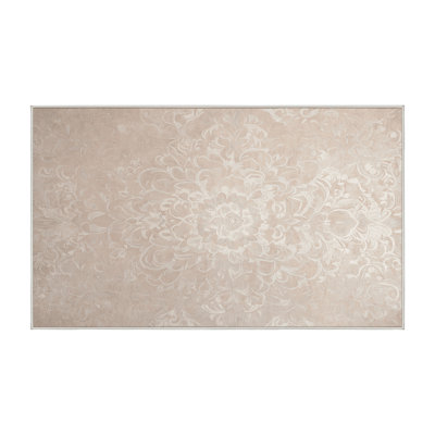Tapis beige lavable à la machine GSIX03708