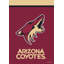 Drapeau de jardin des Coyotes de l'Arizona avec licence NHL-1813205809