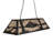 Rustic Lodge 6 - Light Black Pool Table Lights Pendant-124967255