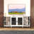 TV Stands For Living Room, Industrial TV Stand For Bedroom Furniture, Farmhouse TV Stand 80 Inch Television Stand , Modern Horizontal Wood And Metal Open Bookshelf