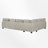 Upholstered L-Shaped Sectional With A Movable Ottoman-1288539924