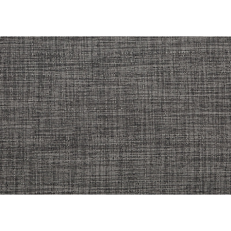 Chaise de bar rembourrée (ensemble de 2), Gris, Noir