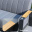 Canapé d'extérieur en aluminium 85,83 po avec coussins Sunbrella® Descault