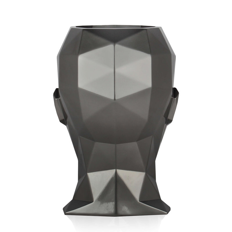 Perse Handmade Table Vase, Anthracite