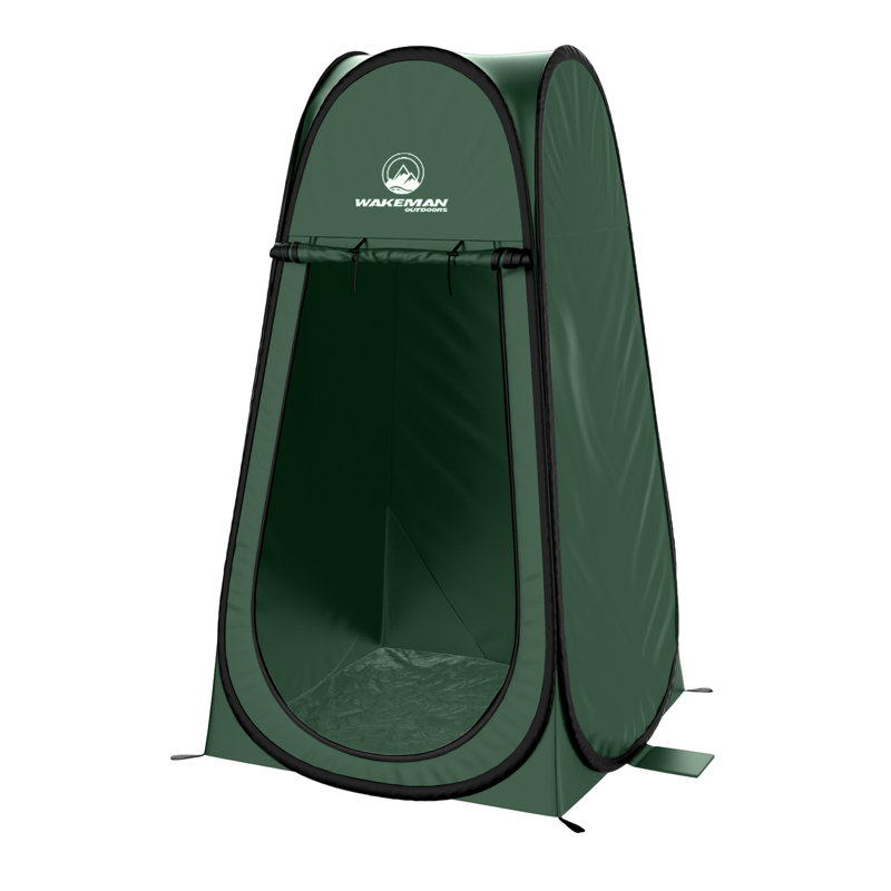 Wakeman Outdoors Pop Up Pod - Privacy Shower Tent, Dressing Room, or Portable Toilet Stall with Carry Bag for Camping, Beach, or Tailgate