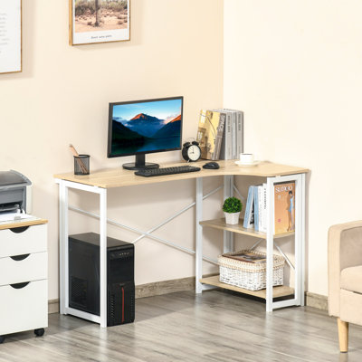Cublington L-Shaped Metal Base Executive Desk