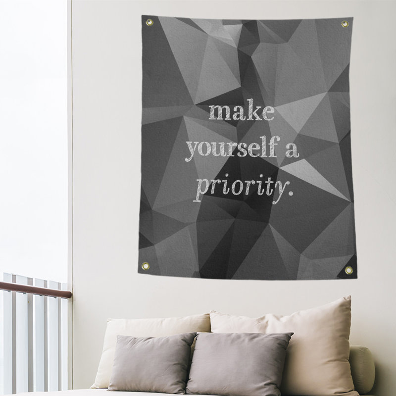 Polyester Tapestry, 36" H x 26" W, Onyx