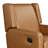 Mandie 37.4" Wide Swivel Rocking Manual Recliner in Faux Leather-1789932078