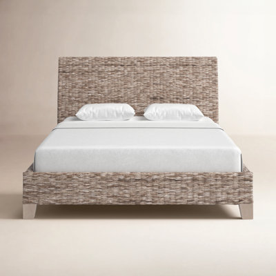 Lizzie Woven Sleigh Bed