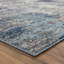 Tapis bleu / gris à motif abstrait Sevda-1101828380