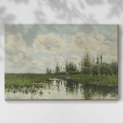 Paysages rétro-DCLXV -Galerie en toile Cavas