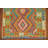 Reversible Wool Kilim Oriental Accent Rug 4x6