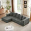 Ensemble de canapé modulaire en L Chenille