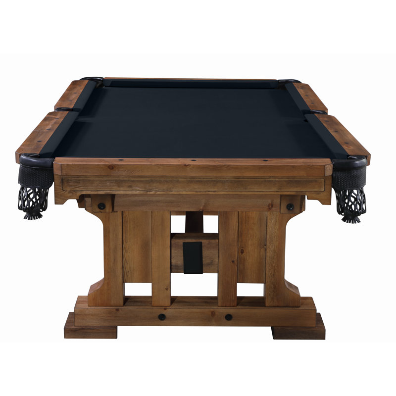 Colorado Slate Pool Table with Professional Installation Included, Black, 8', No