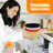 PQPO Silicone Liners Compatible with KitchenAid 4.5-5 Quart Tilt-Head mixer Bowl,2 Liners with Lids（White＋Black）