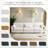 Maelina 3 - Piece Upholstered Beige Corduroy Modular Sectional Sofa with Pillow Back and Solid Wood Legs-1006183950