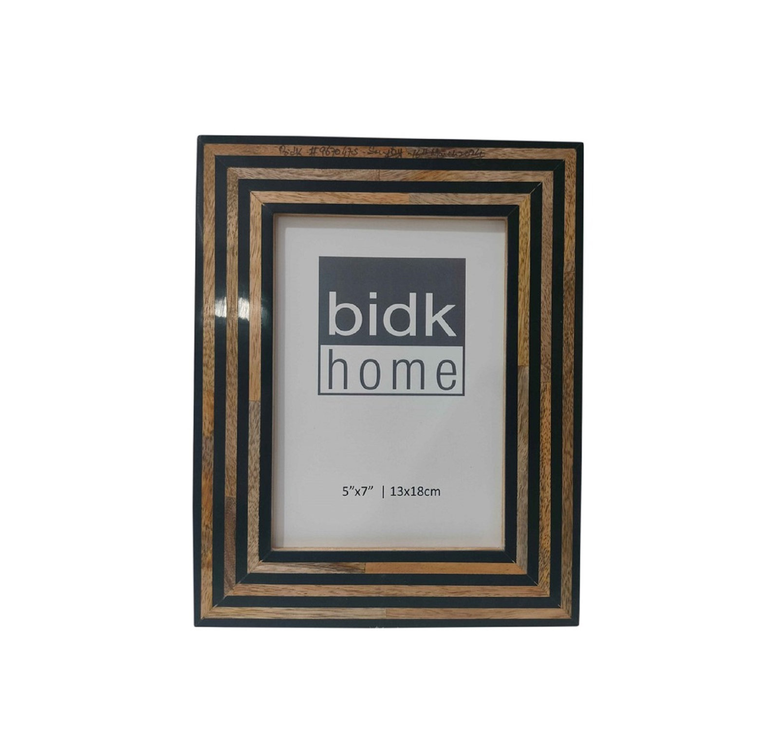 Lesleigh 4" x 6" Picture Frame, Black/Brown, 5" W x 7" H