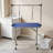 36" Folding Dog Pet Grooming Table Heavy Duty Stainless Steel pet dog Cat Grooming Table, Blue
