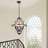 24" 6 - Light Dimmable Geometric Chandelier